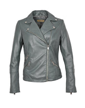 Charger l'image dans la galerie, Blouson en cuir style perfecto JADIS