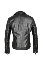Charger l'image dans la galerie, Blouson en cuir style perfecto JADIS