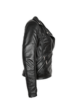 Charger l'image dans la galerie, Blouson en cuir style perfecto JADIS