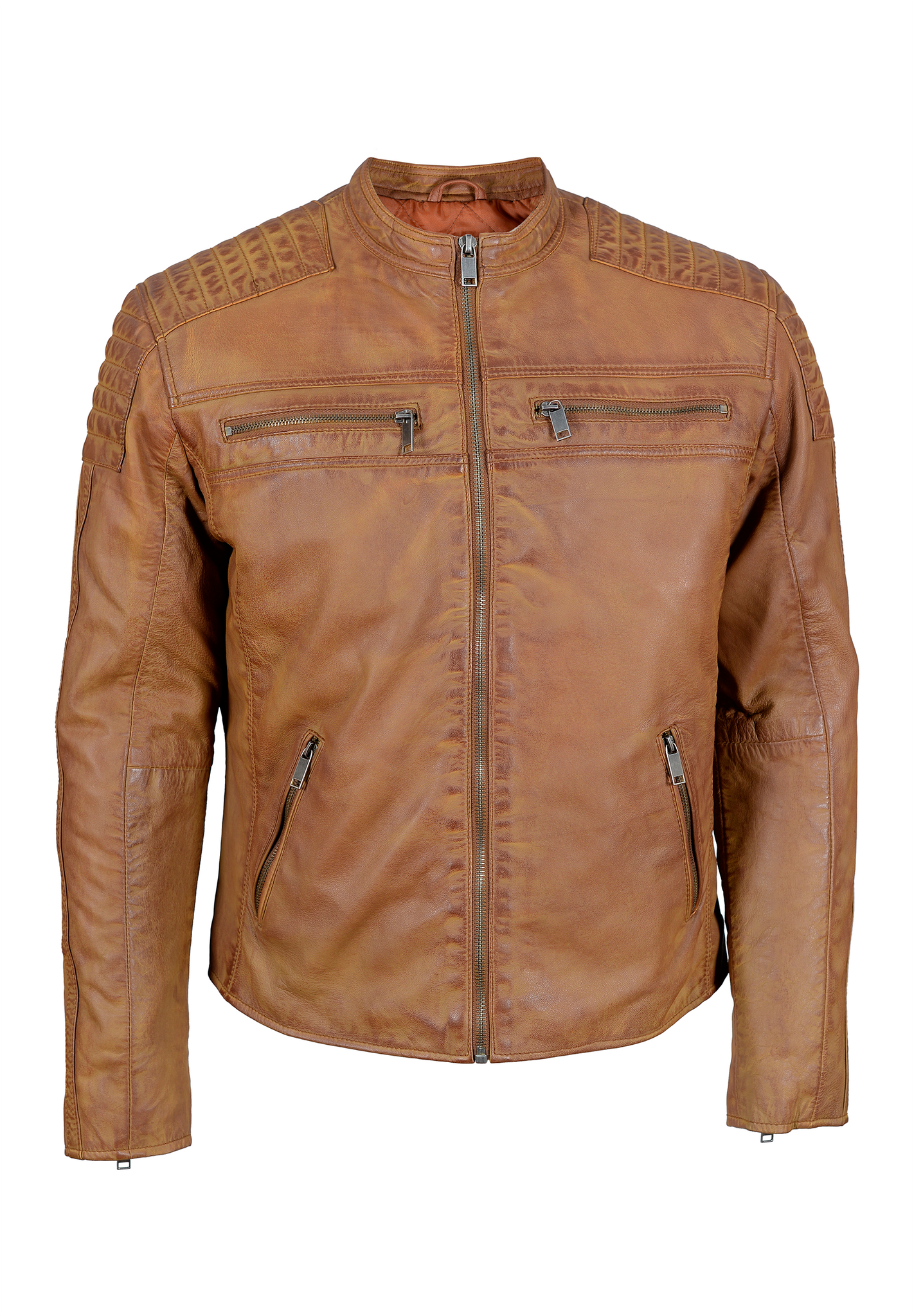 Homme Chyston Chyston Jacket Blouson En Cuir Véritable JEFFERSON