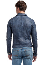 Charger l&#39;image dans la galerie, Blouson cuir col chemise NAREK
